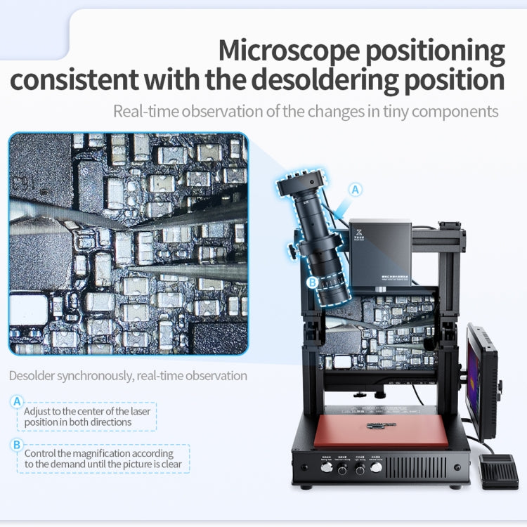 Mega-idea Intelligent Infrared Laser Desoldering Machine, Model:Without Microscope Set(EU Plug) - Repair & Spare Parts by QIANLI | Online Shopping UK | buy2fix