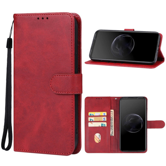 For Asus ROG Phone 7 Leather Phone Case(Red) - ASUS Cases by buy2fix | Online Shopping UK | buy2fix
