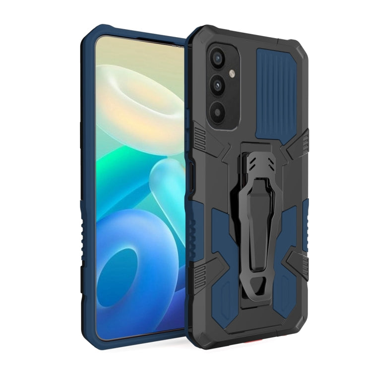 For Samsung Galaxy A34 Armor Warrior Shockproof PC + TPU Phone Case(Blue) - Galaxy Phone Cases by buy2fix | Online Shopping UK | buy2fix
