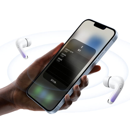 USAMS XD19 ENC Dual Wheat Noise Reduction TWS In-Ear Wireless Bluetooth Earphone(White) - TWS Earphone by USAMS | Online Shopping UK | buy2fix