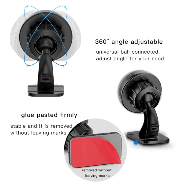 Yesido C60 Car 360 Degree Rotation Magnetic Phone Holder(Black) - Car Holders by Yesido | Online Shopping UK | buy2fix