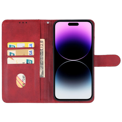 For iPhone 15 Pro Leather Phone Case(Red) - iPhone 15 Pro Cases by buy2fix | Online Shopping UK | buy2fix