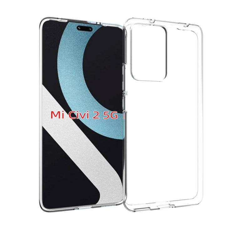 For Xiaomi 13 Lite 5G / Civi 2 5G Waterproof Texture TPU Phone Case(Transparent) - Redmi K60 Cases by buy2fix | Online Shopping UK | buy2fix