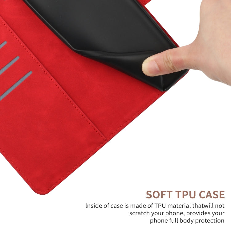 For Xiaomi 13 Ultra Stitching Embossed Leather Phone Case(Red) - 13 Ultra Cases by buy2fix | Online Shopping UK | buy2fix