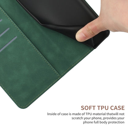 For Xiaomi POCO X5 Pro Stitching Embossed Leather Phone Case(Green) - Xiaomi Cases by buy2fix | Online Shopping UK | buy2fix