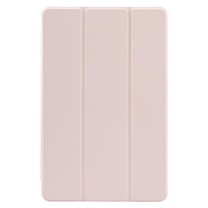 For Xiaomi Pad 6 / Pad 6 Pro Three-fold Holder Flip Tablet Leather Case(Light Pink) -  by buy2fix | Online Shopping UK | buy2fix