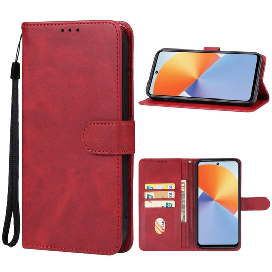 For Infinix Note 30 5G Leather Phone Case(Red) - Infinix Cases by buy2fix | Online Shopping UK | buy2fix