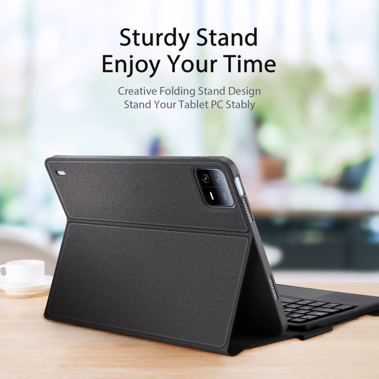 For Xiaomi Pad 6 / Pad 6 Pro DUX DUCIS TK Series Bluetooth Keyboard Leather Case with Touchpad(Black) - Others Keyboard by DUX DUCIS | Online Shopping UK | buy2fix