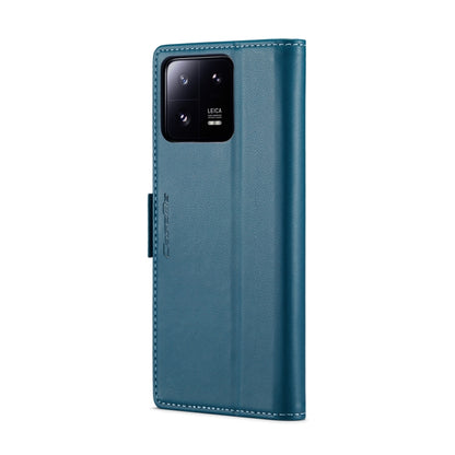 For Xiaomi 13 Pro CaseMe 023 Butterfly Buckle Litchi Texture RFID Anti-theft Leather Phone Case(Blue) - 13 Pro Cases by CaseMe | Online Shopping UK | buy2fix