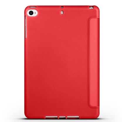 For iPad 9.7 2018 / 2017 / Air 2 / Air 3-folding TPU Horizontal Flip Leather Tablet Case with Holder(Red) - iPad 9.7 (2018) & (2017) Cases by buy2fix | Online Shopping UK | buy2fix