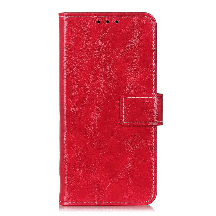 For Xiaomi Redmi 12 4G Retro Crazy Horse Texture Horizontal Flip Leather Phone Case(Red) - Xiaomi Cases by buy2fix | Online Shopping UK | buy2fix