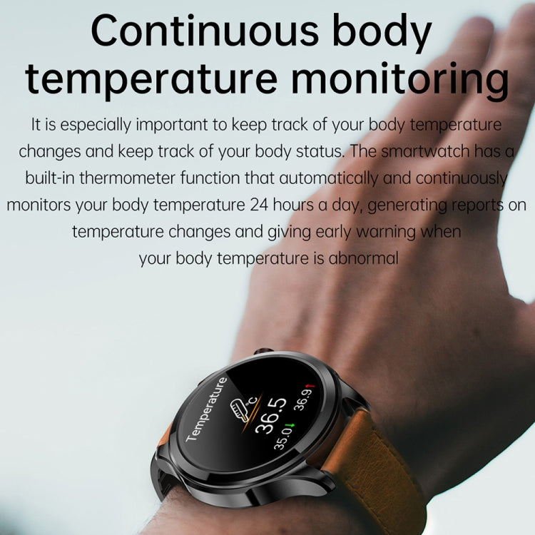 TK22 1.39 inch IP67 Waterproof Silicone Band Smart Watch Supports ECG / Non-invasive Blood Sugar(Blue) - Smart Watches by buy2fix | Online Shopping UK | buy2fix