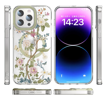 For iPhone 13 Pro MagSafe Magnetic TPU Phone Case(Blue Hydrangea Ball) - iPhone 13 Pro Cases by buy2fix | Online Shopping UK | buy2fix