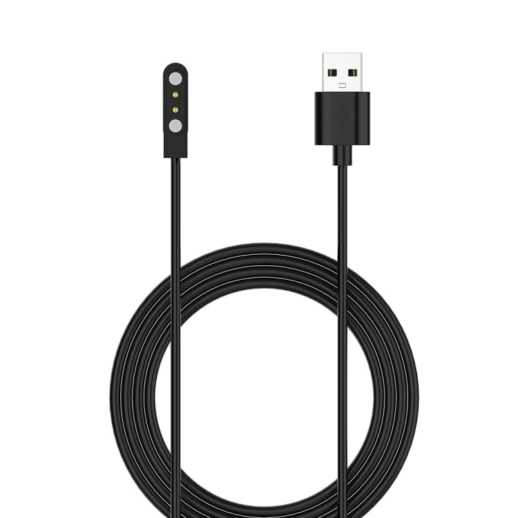 For Kieslect Smart Watch K10 / K11 Smart Watch Magnetic Charging Cable, Length:60cm(Black) - Charger by buy2fix | Online Shopping UK | buy2fix