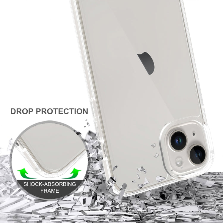 For iPhone 15 Plus Scratchproof Acrylic TPU Phone Case(Black) - iPhone 15 Plus Cases by buy2fix | Online Shopping UK | buy2fix