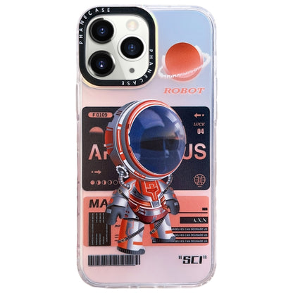 For iPhone 11 Pro Max Mechanical Astronaut Pattern TPU Phone Case(Orange) - iPhone 11 Pro Max Cases by buy2fix | Online Shopping UK | buy2fix