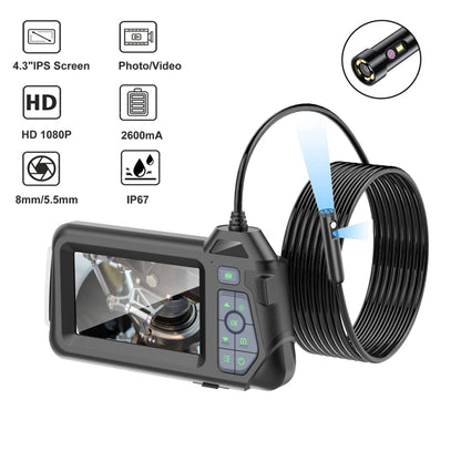 M60 4.3 inch Dual Camera with Screen Endoscope, Length:10m(8mm) -  by buy2fix | Online Shopping UK | buy2fix