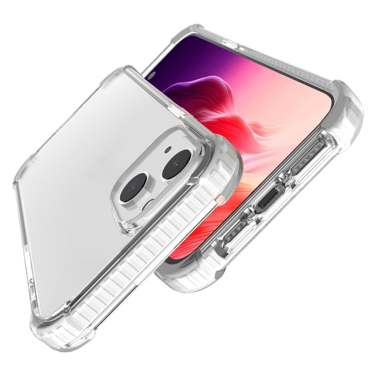 For iPhone 15 Plus Four-corner Shockproof TPU + Acrylic Phone Case(Transparent) - iPhone 15 Plus Cases by buy2fix | Online Shopping UK | buy2fix