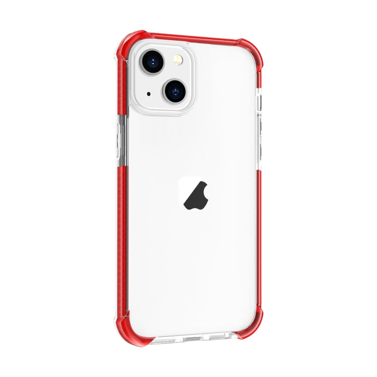 For iPhone 15 Four-corner Shockproof TPU + Acrylic Phone Case(Red) - iPhone 15 Cases by buy2fix | Online Shopping UK | buy2fix