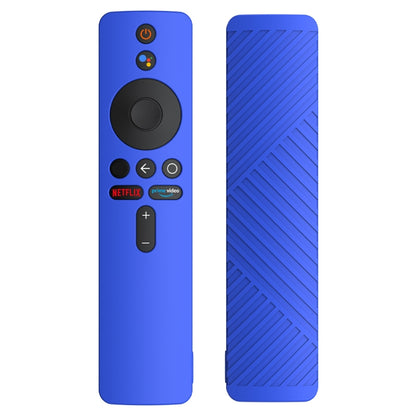 For Xiaomi 4K TV Stick Remote Control Liquid Silicone Protective Case(Dark Blue) - Remote Control Covers by buy2fix | Online Shopping UK | buy2fix