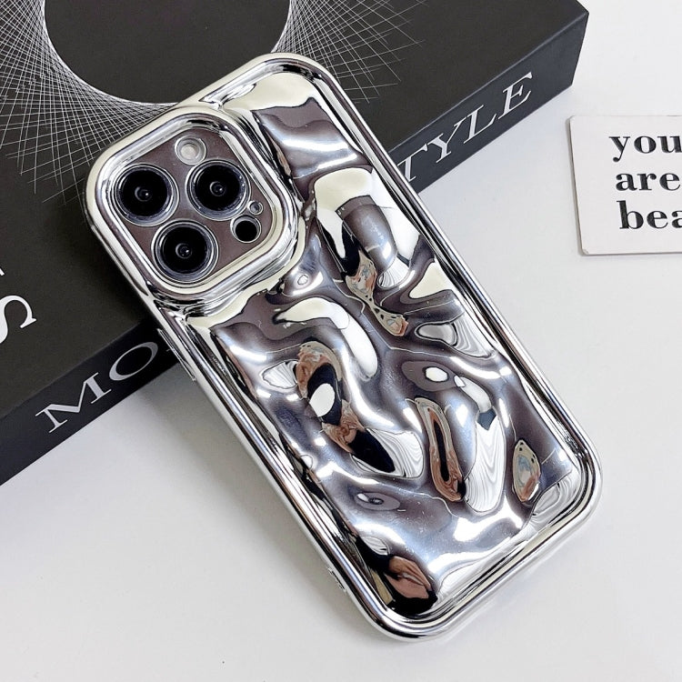 For iPhone 13 Pro Max Electroplating Meteorite Texture TPU Phone Case(Silver) - iPhone 13 Pro Max Cases by buy2fix | Online Shopping UK | buy2fix