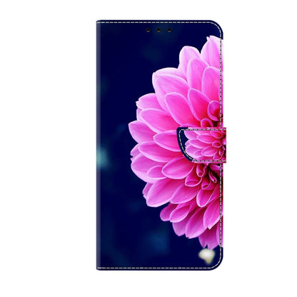 For Xiaomi Redmi 9T Crystal 3D Shockproof Protective Leather Phone Case(Pink Petals) - Xiaomi Cases by buy2fix | Online Shopping UK | buy2fix