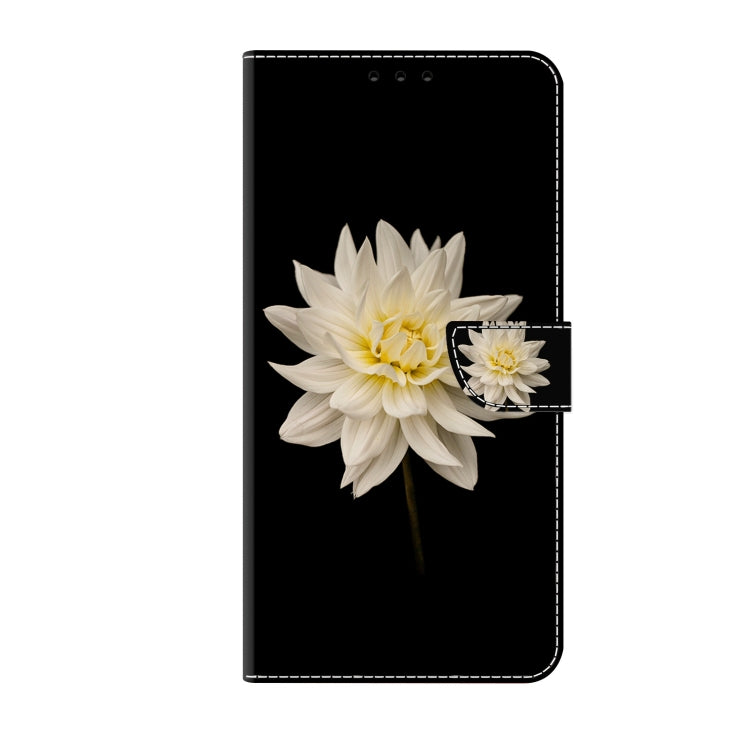 For Xiaomi Redmi Note 8 Crystal 3D Shockproof Protective Leather Phone Case(White Flower) - Xiaomi Cases by buy2fix | Online Shopping UK | buy2fix
