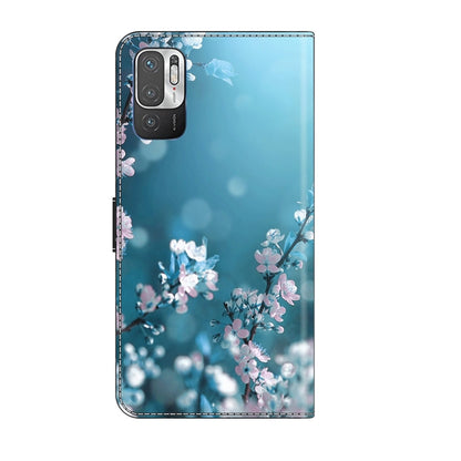 For Xiaomi Redmi Note 10 5G Crystal 3D Shockproof Protective Leather Phone Case(Plum Flower) - Xiaomi Cases by buy2fix | Online Shopping UK | buy2fix