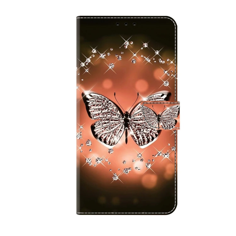 For Xiaomi Redmi Note 11 Global Crystal 3D Shockproof Protective Leather Phone Case(Crystal Butterfly) - Xiaomi Cases by buy2fix | Online Shopping UK | buy2fix