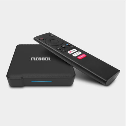 MECOOL KM1 4K Ultra HD Smart Android 9.0 Amlogic S905X3 TV Box with Remote Controller, 4GB+64GB, Support Dual Band WiFi 2T2R/HDMI/TF Card/LAN, US Plug - Consumer Electronics by MECOOL | Online Shopping UK | buy2fix