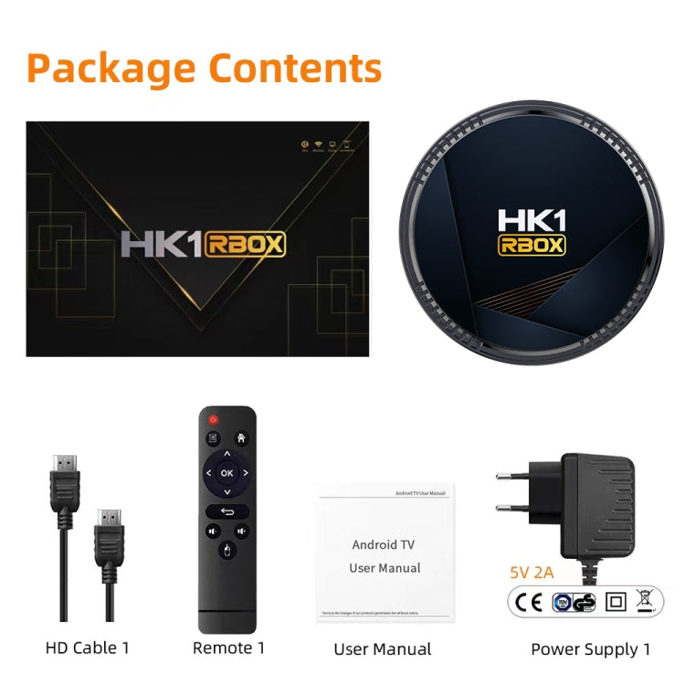 HK1RBOX H8-H618 Android 12.0 Allwinner H618 Quad Core Smart TV Box, Memory:4GB+64GB(UK Plug) - Allwinner H6 by buy2fix | Online Shopping UK | buy2fix