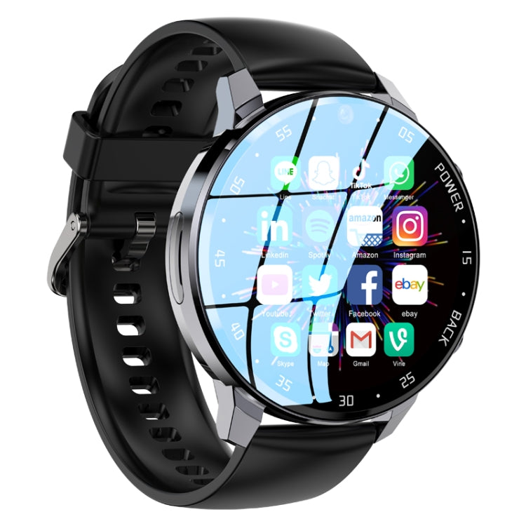 A3 1.43 inch IP67 Waterproof 4G Android 8.1 Smart Watch Support Face Recognition / GPS, Specification:4G+64G(Black) - Android Watch by buy2fix | Online Shopping UK | buy2fix