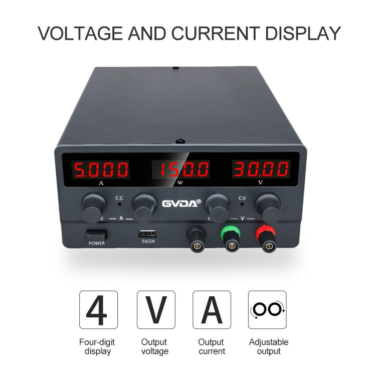 GVDA  SPS-H605 60V-5A Adjustable Voltage Regulator, Specification:US Plug(White) - Others by GVDA | Online Shopping UK | buy2fix