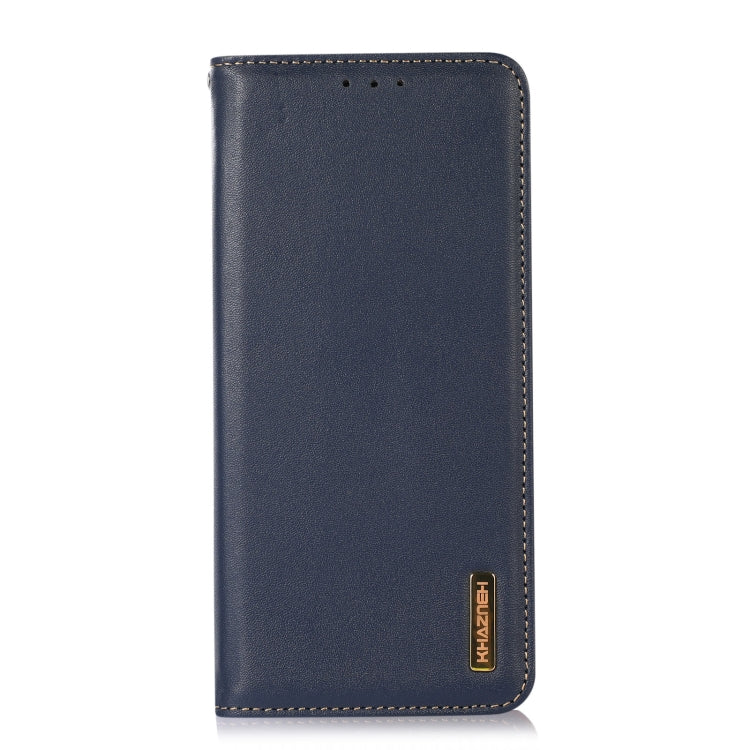 For Nokia C110 KHAZNEH Nappa Top Layer Cowhide Leather Phone Case(Blue) - Nokia Cases by buy2fix | Online Shopping UK | buy2fix