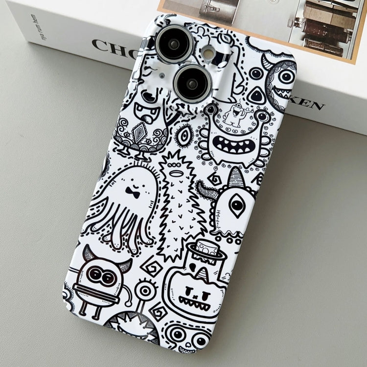 For iPhone 15 Plus Painted Pattern Precise Hole PC Phone Case(Bottle Monster) - iPhone 15 Plus Cases by buy2fix | Online Shopping UK | buy2fix