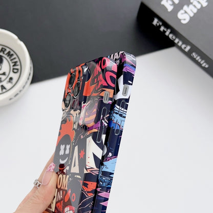 For iPhone 15 Plus Painted Pattern Precise Hole PC Phone Case(Working Comics) - iPhone 15 Plus Cases by buy2fix | Online Shopping UK | buy2fix