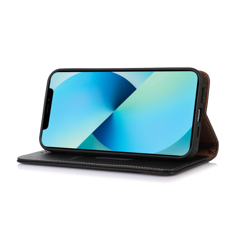 For Huawei Nova 11 Pro / 11 Ultra KHAZNEH Nappa Top Layer Cowhide Leather Phone Case(Black) - Huawei Cases by buy2fix | Online Shopping UK | buy2fix