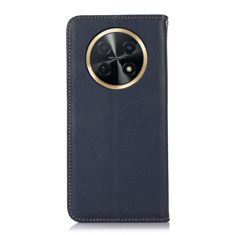 For Huawei Nova Y91 4G / Enjoy 60X KHAZNEH Nappa Top Layer Cowhide Leather Phone Case(Blue) - Huawei Cases by buy2fix | Online Shopping UK | buy2fix