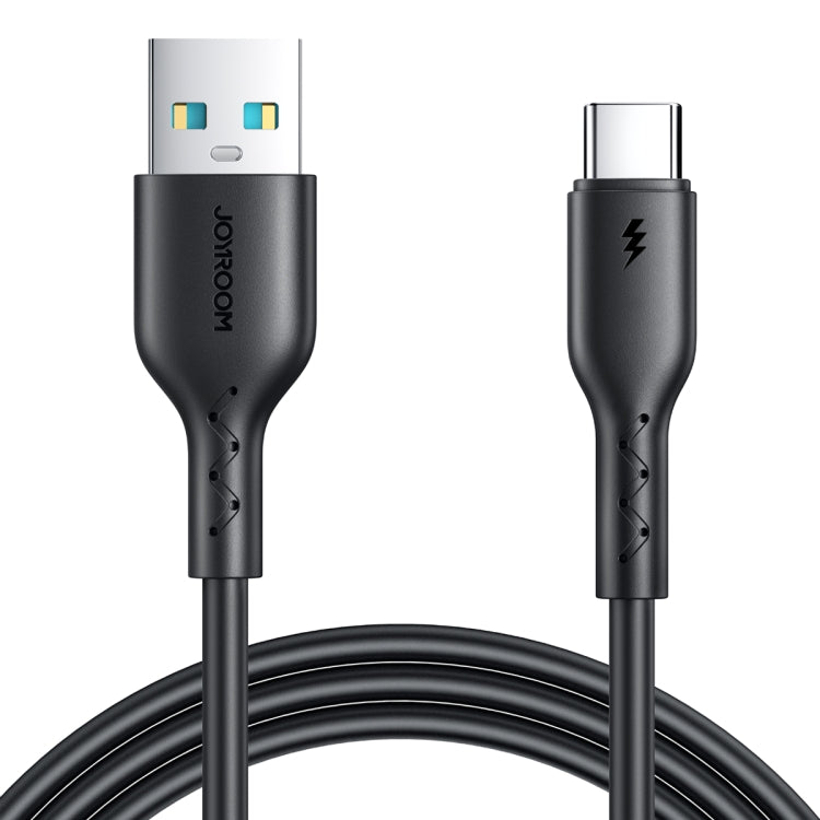 JOYROOM SA26-AC3 Flash Charge Series 3A USB to USB-C / Type-C Fast Charging Data Cable, Cable Length:1m(Black) - USB-C & Type-C Cable by JOYROOM | Online Shopping UK | buy2fix