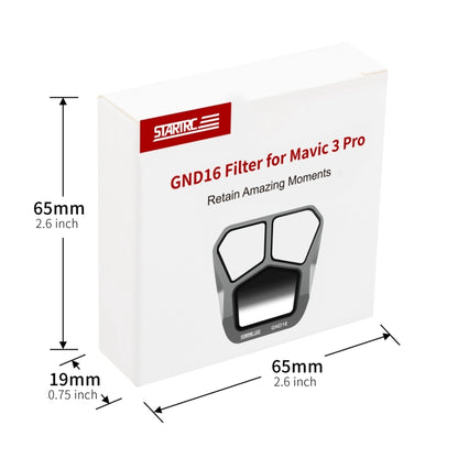 For DJI MAVIC 3 Pro STARTRC Drone Lens Filter, Lens:GND16 - Mavic Lens Filter by STARTRC | Online Shopping UK | buy2fix