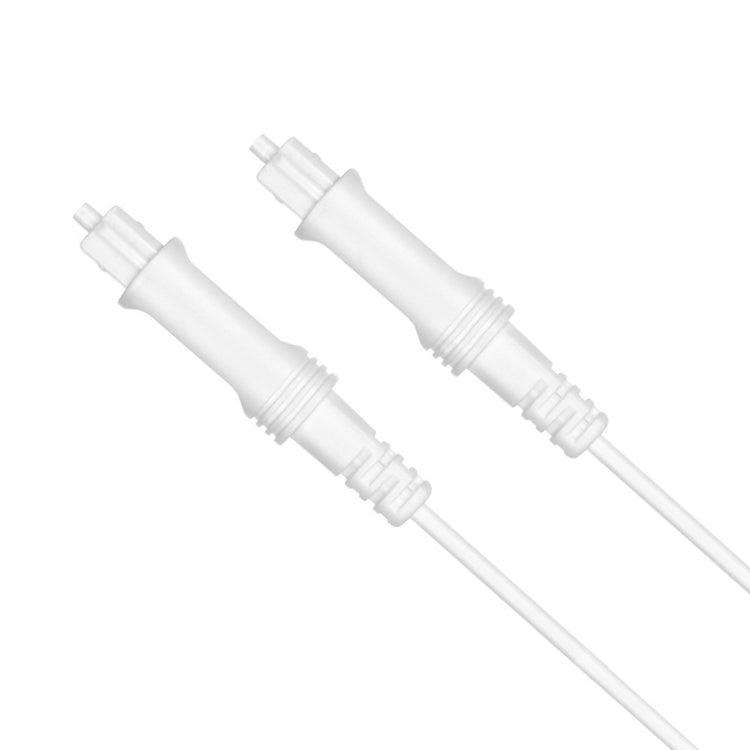 2m EMK OD2.2mm Digital Audio Optical Fiber Cable Plastic Speaker Balance Cable(White) -  by EMK | Online Shopping UK | buy2fix