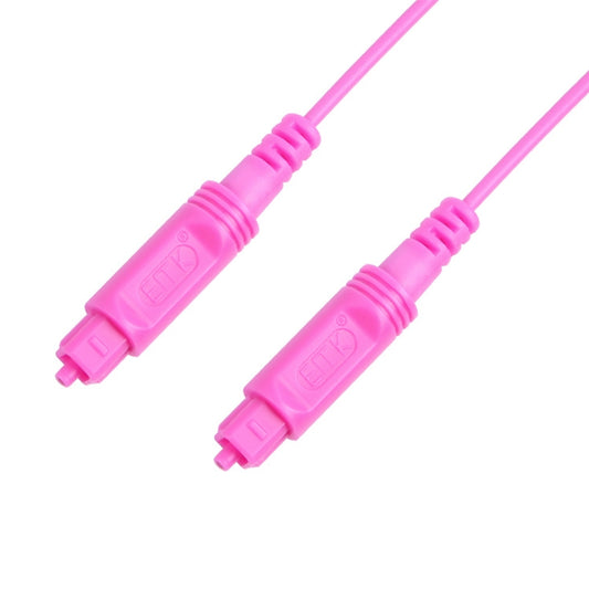 8m EMK OD2.2mm Digital Audio Optical Fiber Cable Plastic Speaker Balance Cable(Pink) - Audio Optical Cables by EMK | Online Shopping UK | buy2fix