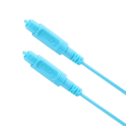 15m EMK OD2.2mm Digital Audio Optical Fiber Cable Plastic Speaker Balance Cable(Sky Blue) - Audio Optical Cables by EMK | Online Shopping UK | buy2fix