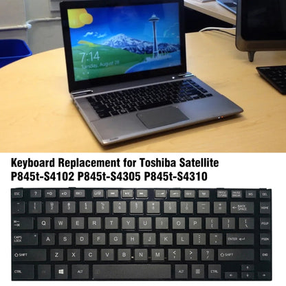 For TOSHIBA L840 / L800 Keyboard with Frame - Replacement Keyboards by buy2fix | Online Shopping UK | buy2fix