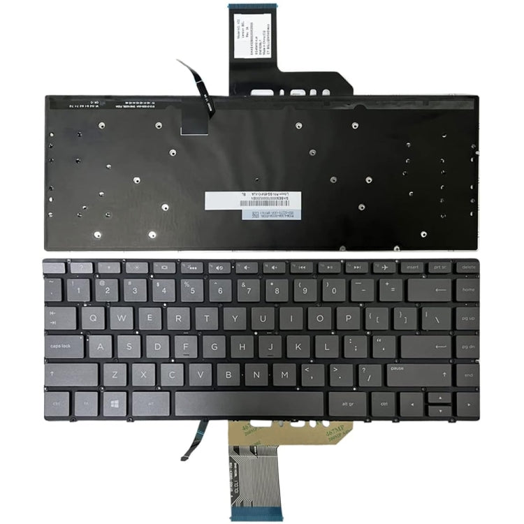 For HP Spectre X360 15-BL US Version Laptop Backlight Keyboard - HP Spare Parts by buy2fix | Online Shopping UK | buy2fix