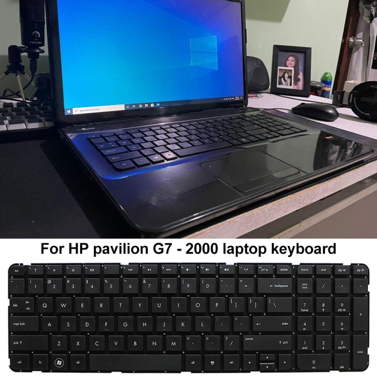 For HP G7-2000 Laptop Keyboard - HP Spare Parts by buy2fix | Online Shopping UK | buy2fix