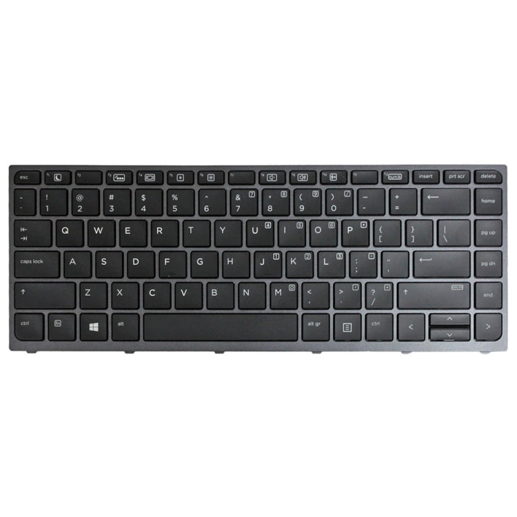 For HP Zbook Studio G3 Grey Frame US Version Laptop Backlight Keyboard - HP Spare Parts by buy2fix | Online Shopping UK | buy2fix