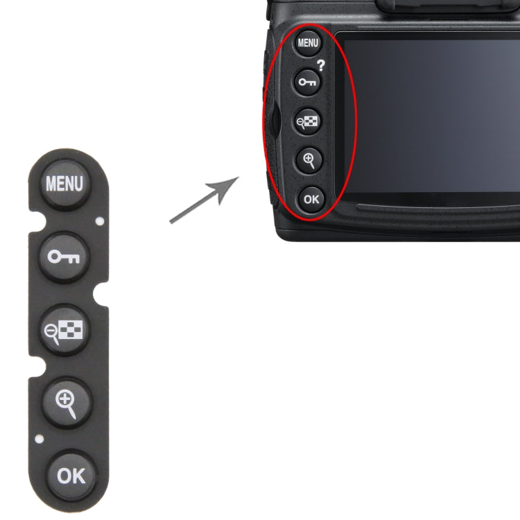 For Nikon D90 Menu Button Cap - Others by buy2fix | Online Shopping UK | buy2fix