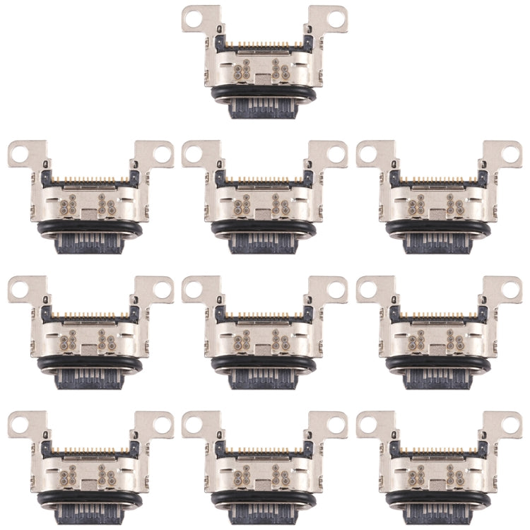 For Samsung Galaxy A73 5G SM-A736B 10 PCS Charging Port Connector - Single Tail Connector by buy2fix | Online Shopping UK | buy2fix