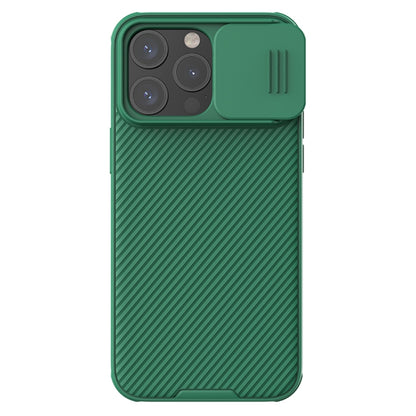 For iPhone 15 Pro Max NILLKIN CamShield Pro PC Phone Case(Green) - iPhone 15 Pro Max Cases by NILLKIN | Online Shopping UK | buy2fix